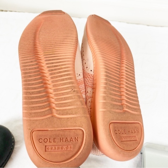 COLE HAAN Grand.OS Wingtip Oxford Stitchlite Misty Rose Peach Size 8B - Picture 8 of 10